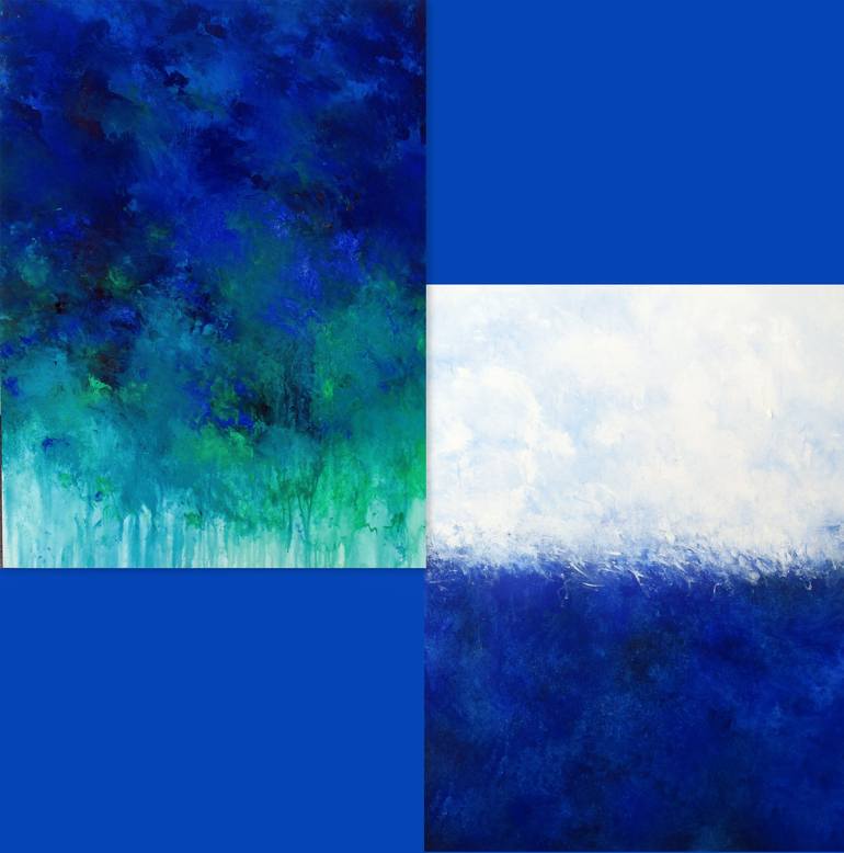 Original Abstract Expressionism Abstract Painting by Ron Halfant