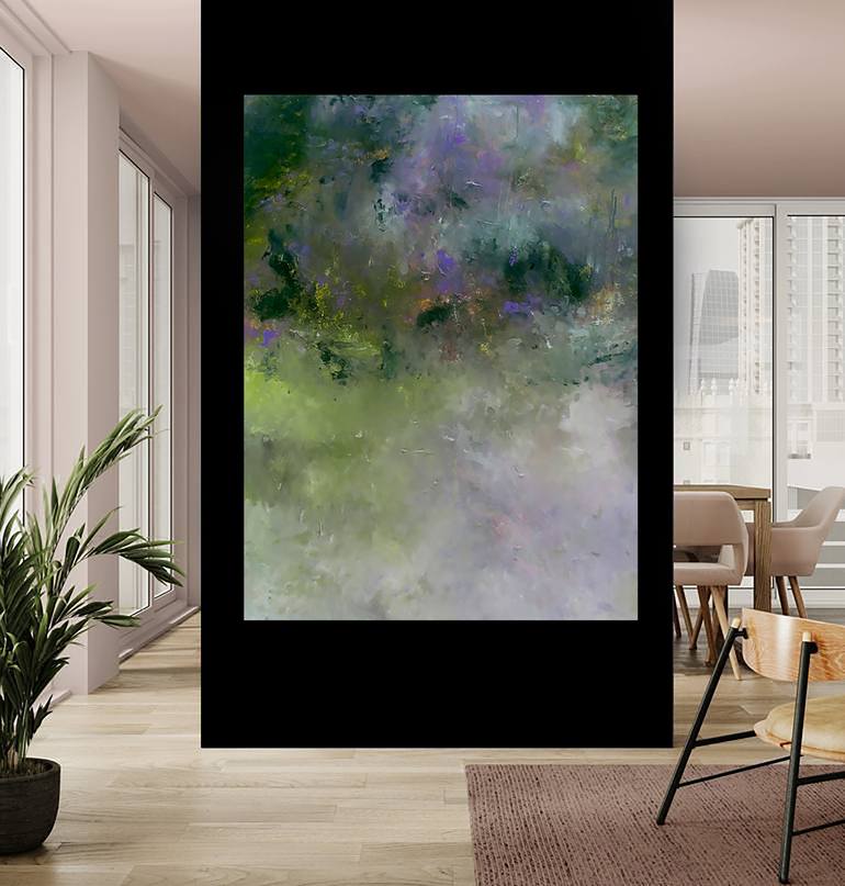 Original Abstract Expressionism Abstract Painting by Ron Halfant