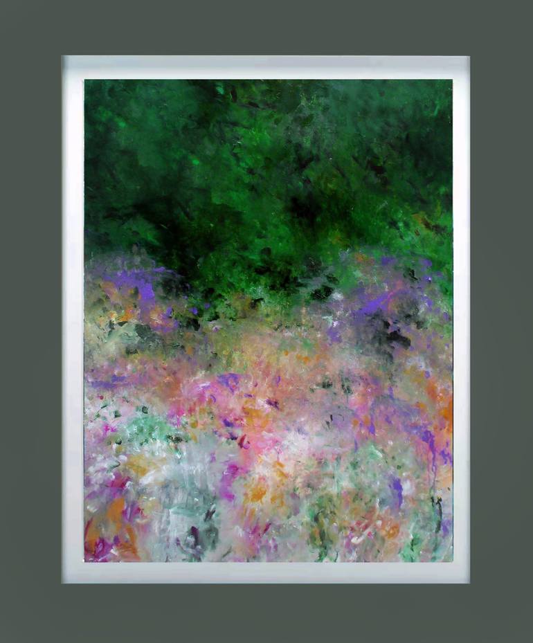 Original Abstract Expressionism Abstract Painting by Ron Halfant