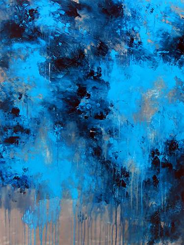 Original Abstract Expressionism Abstract Painting by Ron Halfant