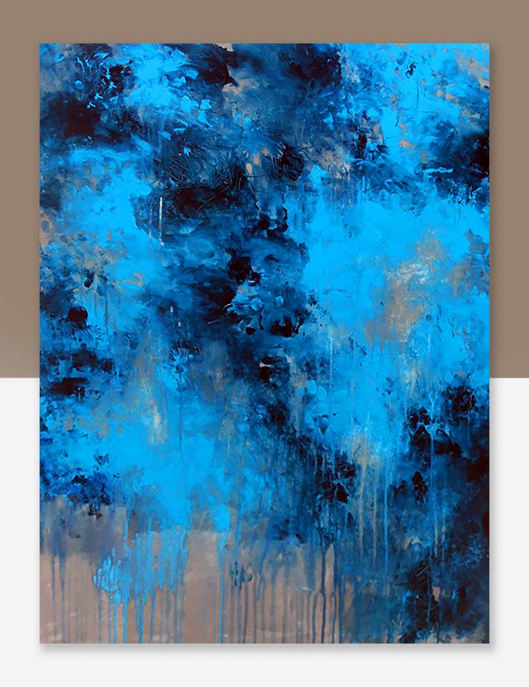 Original Abstract Expressionism Abstract Painting by Ron Halfant