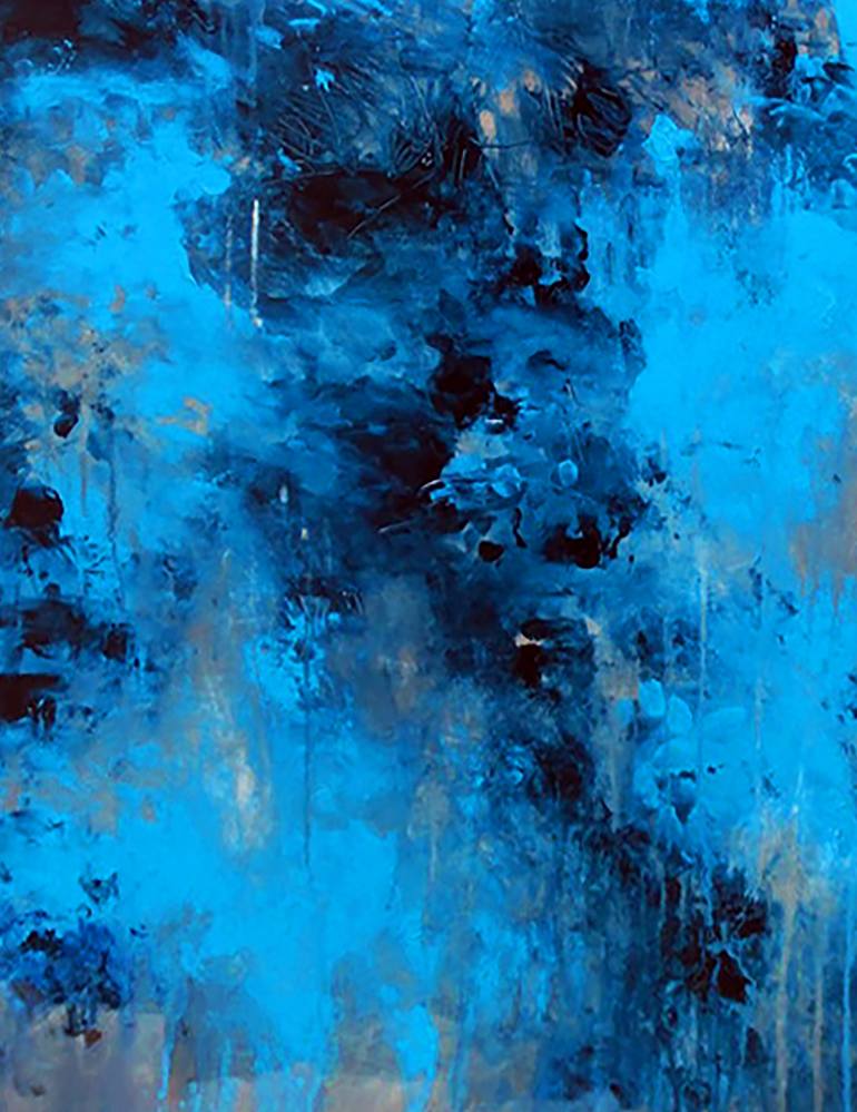 Original Abstract Expressionism Abstract Painting by Ron Halfant