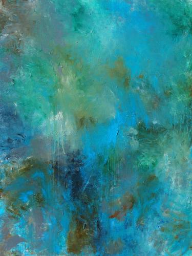 Original Abstract Expressionism Abstract Painting by Ron Halfant