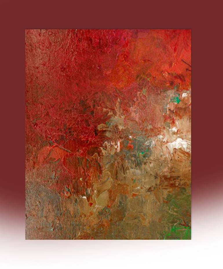 Original Abstract Expressionism Abstract Painting by Ron Halfant