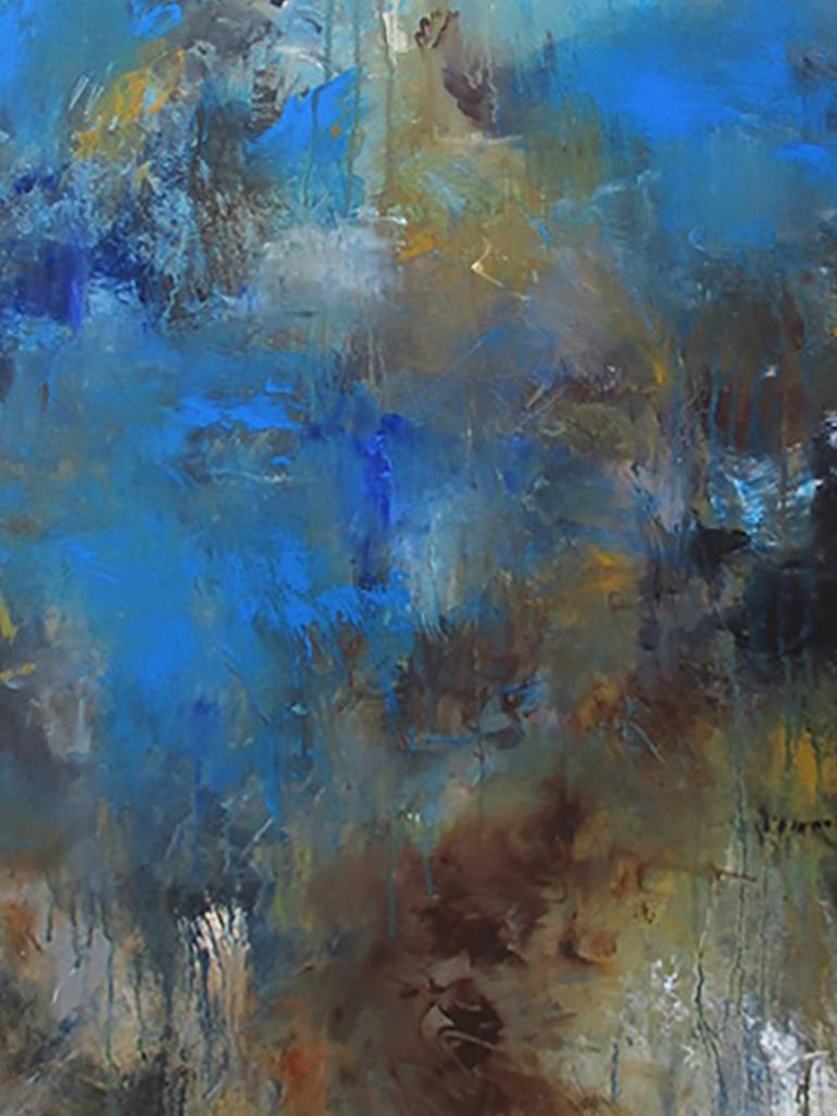 Original Abstract Expressionism Abstract Painting by Ron Halfant