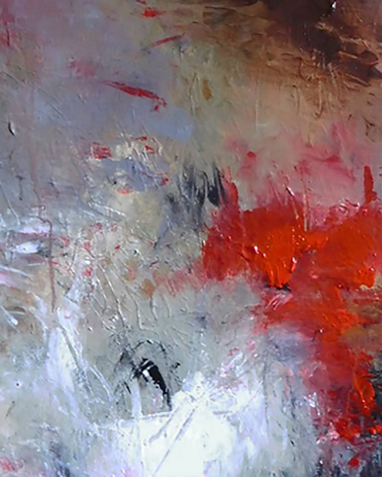 Original Abstract Expressionism Abstract Painting by Ron Halfant