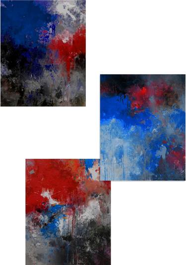 Original Abstract Paintings by Ron Halfant