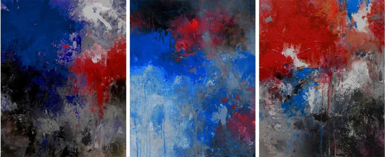Print of Abstract Expressionism Abstract Paintings by Ron Halfant