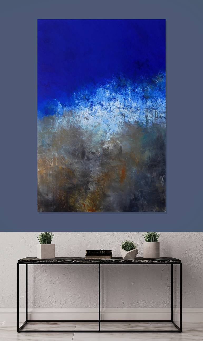 Original Abstract Expressionism Abstract Painting by Ron Halfant