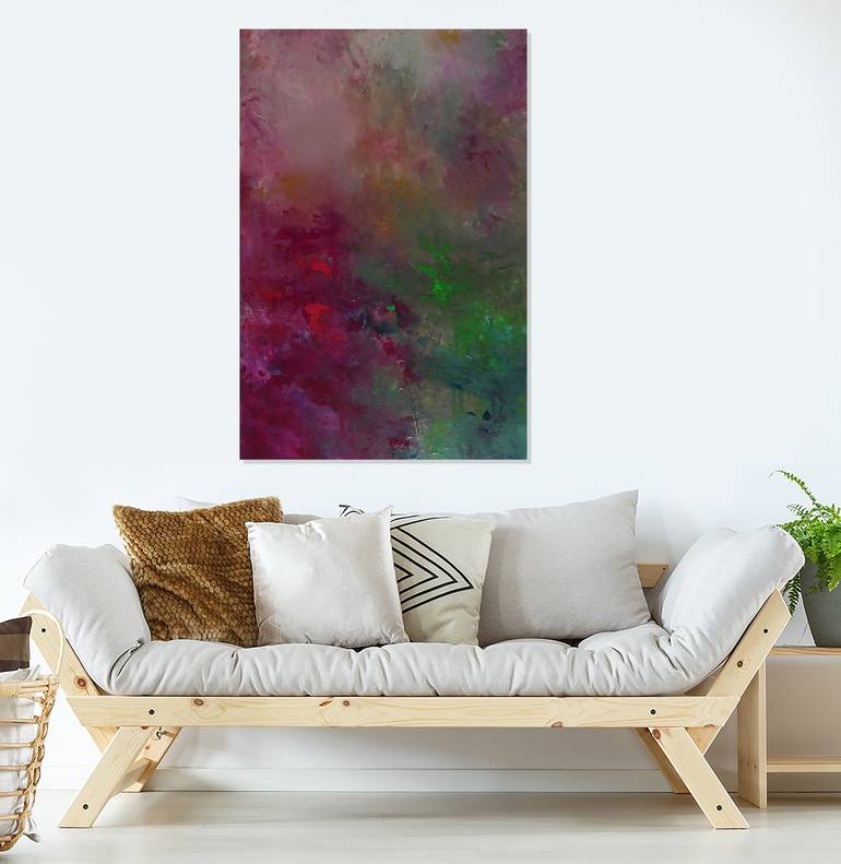 Original Abstract Expressionism Abstract Painting by Ron Halfant