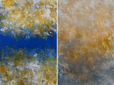 Victorian Place 55 I&II  two 24x36" abstracts thumb