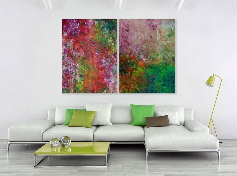 Original Abstract Painting by Ron Halfant