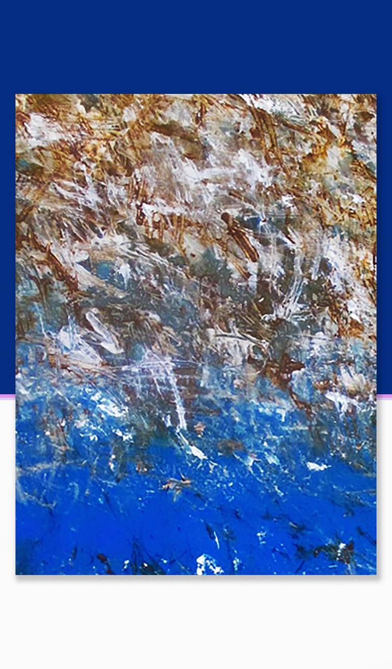 Original Abstract Expressionism Abstract Painting by Ron Halfant