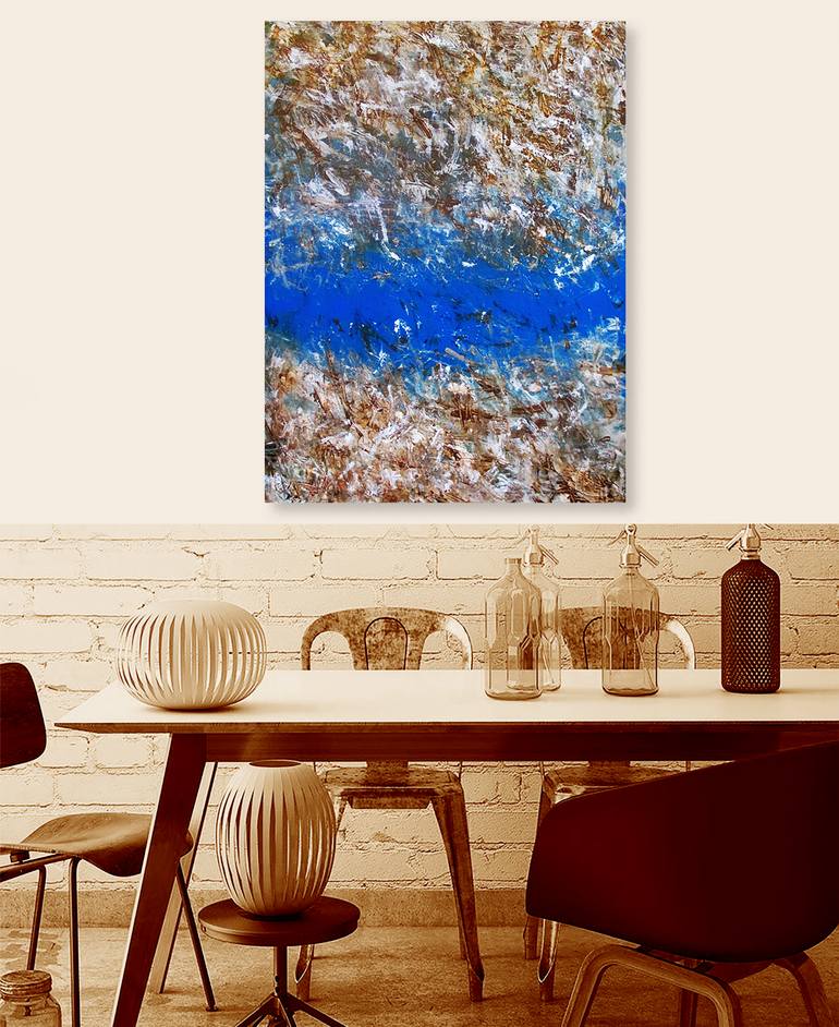 Original Abstract Expressionism Abstract Painting by Ron Halfant