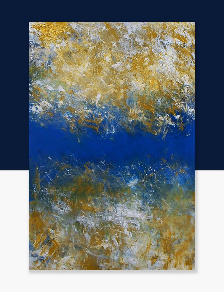 Original Abstract Expressionism Abstract Painting by Ron Halfant
