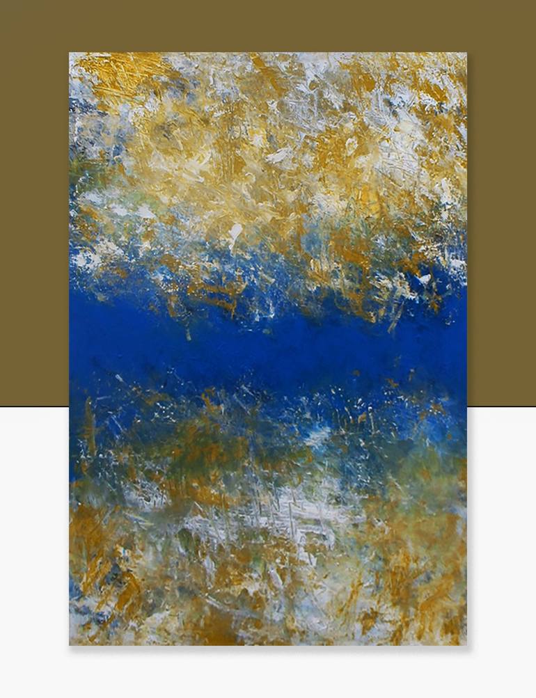 Original Abstract Expressionism Abstract Painting by Ron Halfant