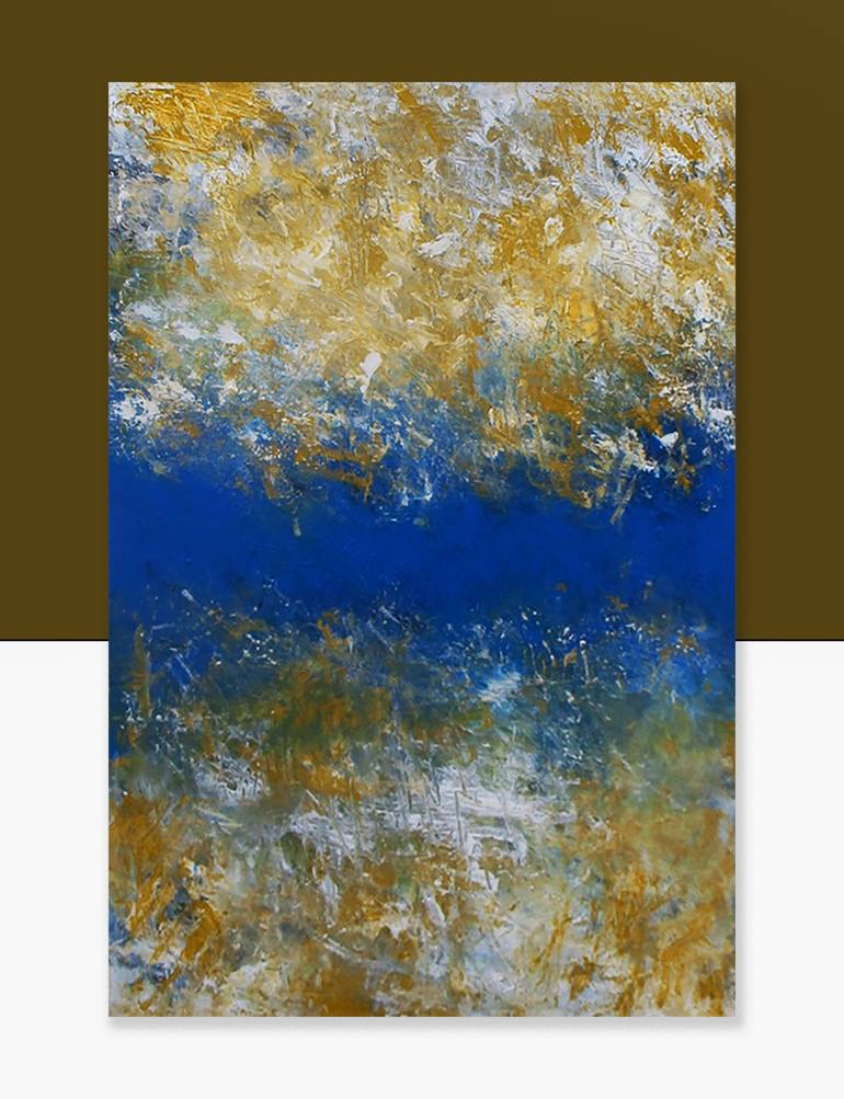 Original Abstract Expressionism Abstract Painting by Ron Halfant