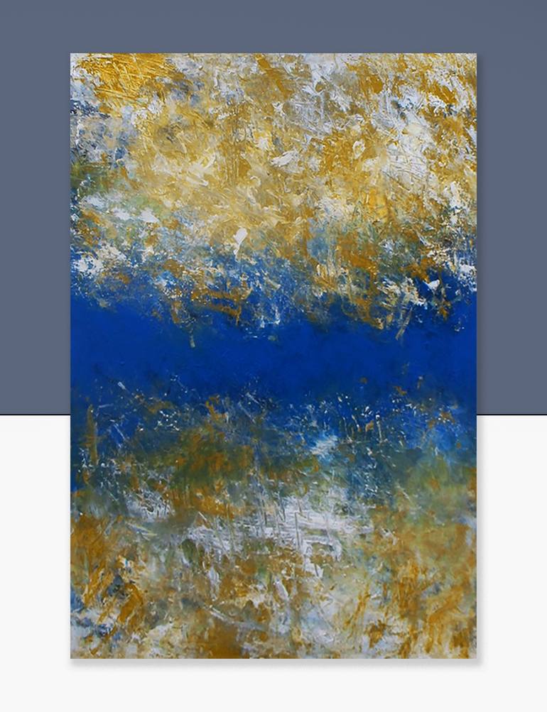 Original Abstract Expressionism Abstract Painting by Ron Halfant