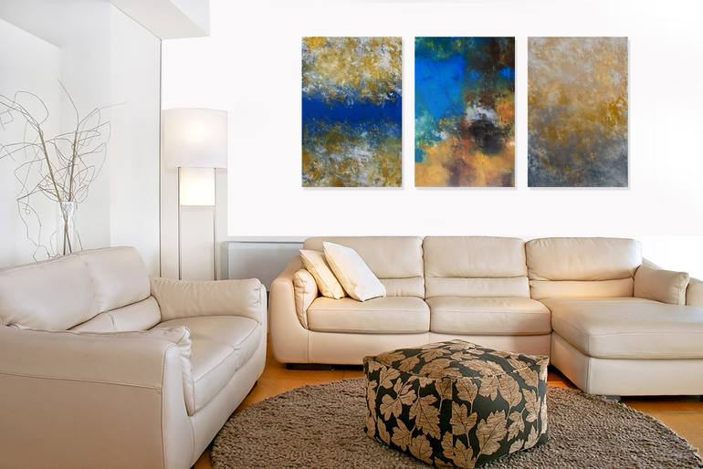 Original Abstract Expressionism Abstract Painting by Ron Halfant