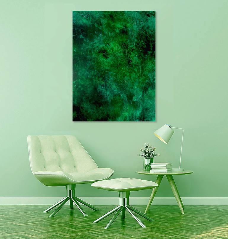 Original Abstract Expressionism Abstract Painting by Ron Halfant