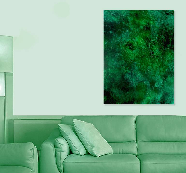 Original Abstract Expressionism Abstract Painting by Ron Halfant