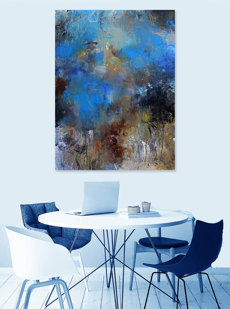 Original Abstract Painting by Ron Halfant