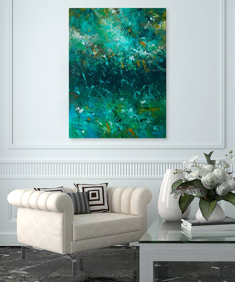 Original Abstract Painting by Ron Halfant