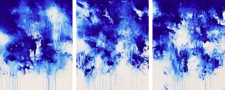 Original Abstract Expressionism Abstract Painting by Ron Halfant
