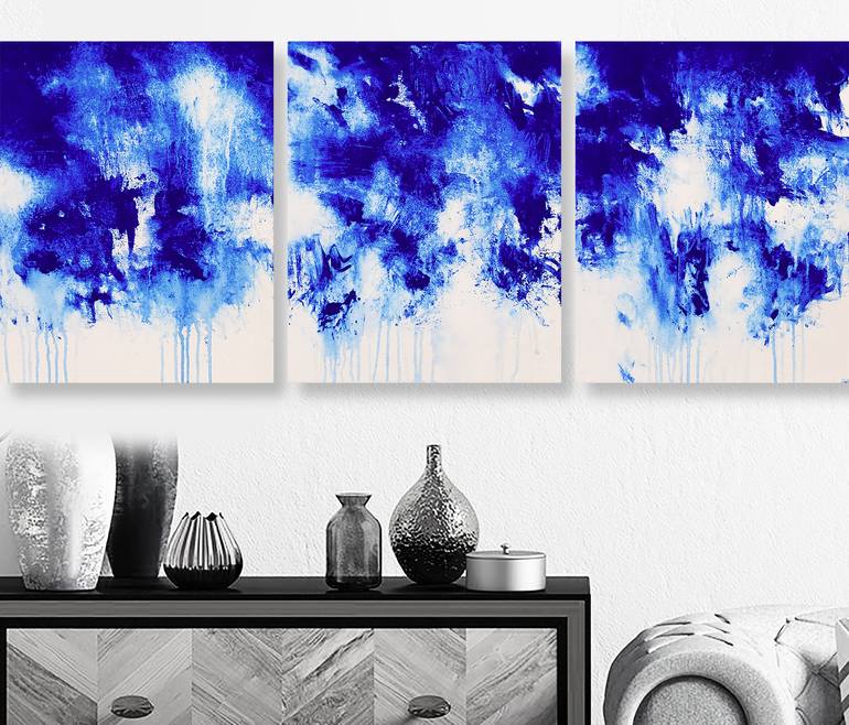Original Abstract Expressionism Abstract Painting by Ron Halfant