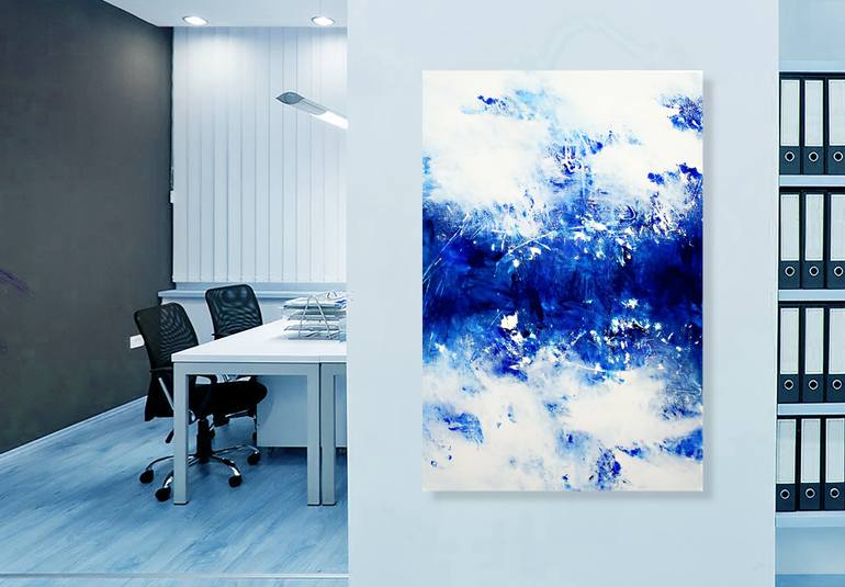 Original Abstract Expressionism Abstract Painting by Ron Halfant