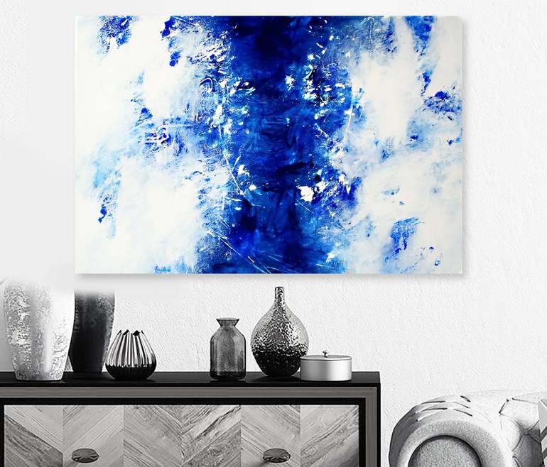 Original Abstract Expressionism Abstract Painting by Ron Halfant