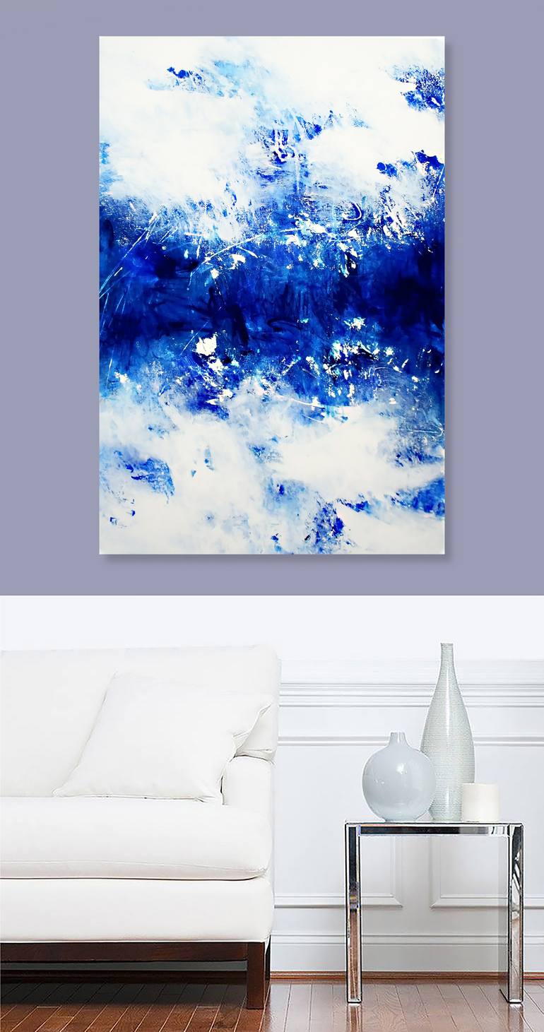 Original Abstract Expressionism Abstract Painting by Ron Halfant