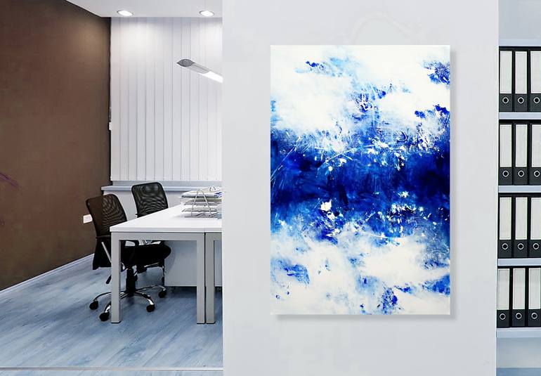 Original Abstract Expressionism Abstract Painting by Ron Halfant