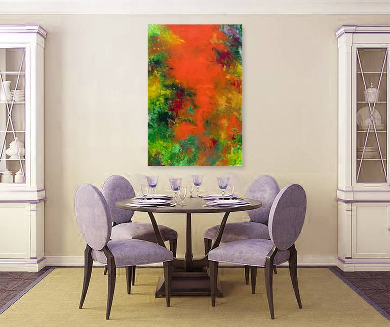 Original Conceptual Abstract Painting by Ron Halfant