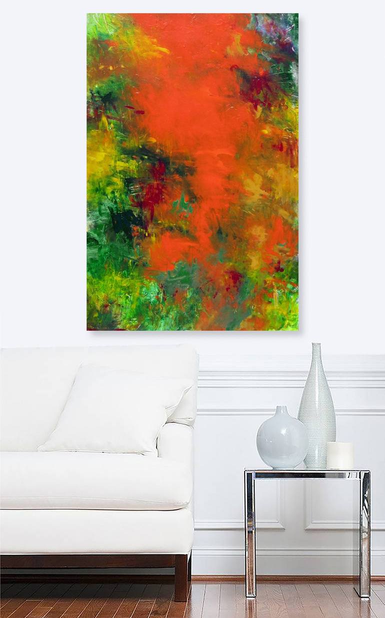 Original Conceptual Abstract Painting by Ron Halfant
