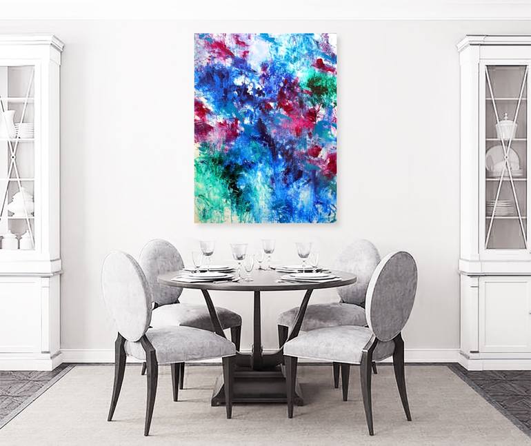 Original Abstract Expressionism Abstract Painting by Ron Halfant