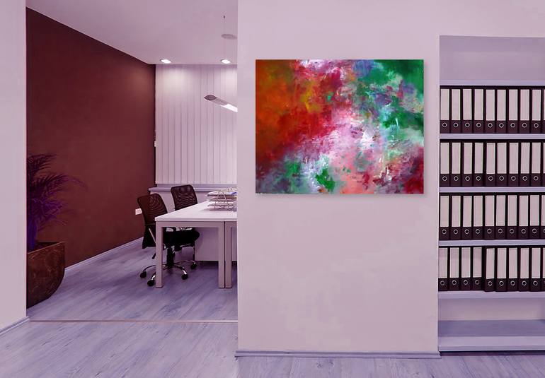 Original Abstract Expressionism Abstract Painting by Ron Halfant