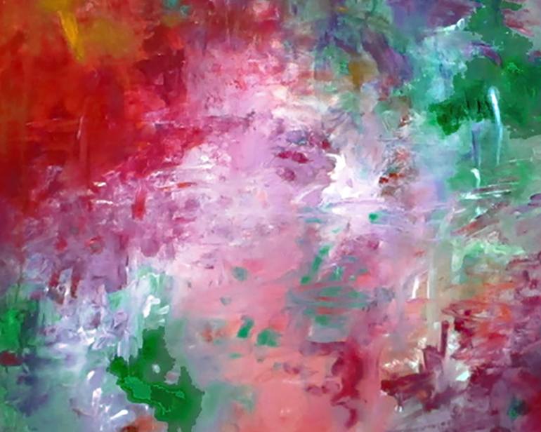 Original Abstract Expressionism Abstract Painting by Ron Halfant