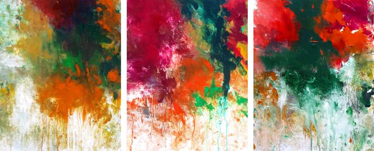 Print of Abstract Expressionism Abstract Paintings by Ron Halfant