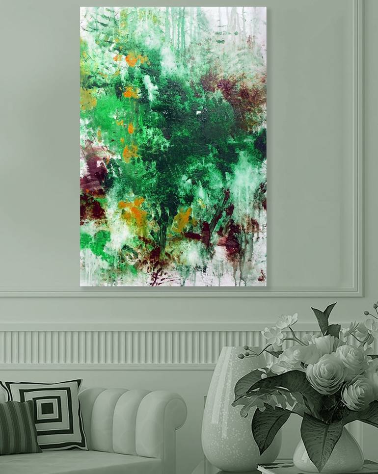 Original Abstract Painting by Ron Halfant