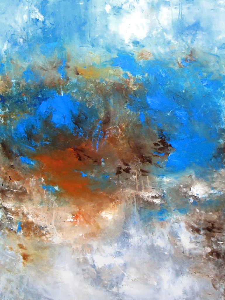 Original Abstract Expressionism Abstract Painting by Ron Halfant