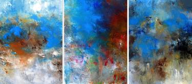 design383 I,II,III. three 30x40" abstracts thumb