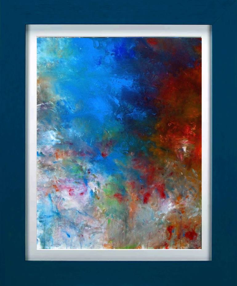 Original Abstract Painting by Ron Halfant  Abstract Art on Canvas  TimeSpace