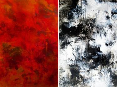 Print of Abstract Expressionism Abstract Paintings by Ron Halfant