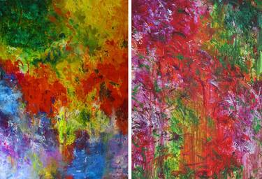 Original Abstract Paintings by Ron Halfant