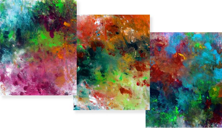 Print of Abstract Expressionism Abstract Paintings by Ron Halfant