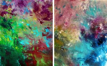 Original Abstract Paintings by Ron Halfant