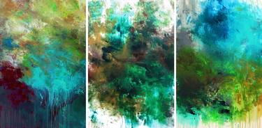 Original Abstract Paintings by Ron Halfant