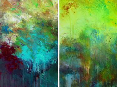 Original Abstract Paintings by Ron Halfant