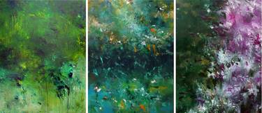 Original Abstract Expressionism Abstract Paintings by Ron Halfant